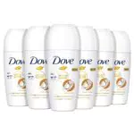 Dove, Deodorante Roll On Advanced Care Cocco, Antitraspirante