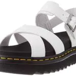 Dr Martens Cross Strap Sandal, Stivali Donna, White