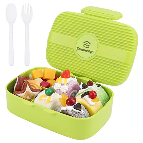 Dreamhigh Lunch Box Bambini 720 ml, Bento Box a prova di perdita & Anticaduta Adatto a 3-10 Anni