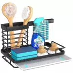 Dreamhigh Porta Spugne Lavello Cucina, Acciaio al carbonio Addensato Antiruggine