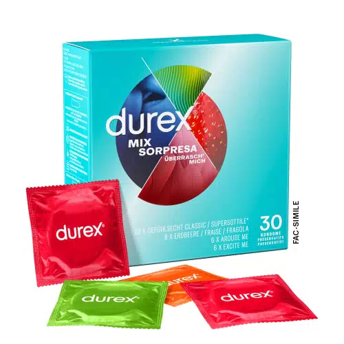 Durex Mix Sorpresa 30 Preservativi Misti Esclusiva Online