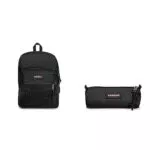 EASTPAK Pinnacle, Zaino + astuccio portapenne, nero