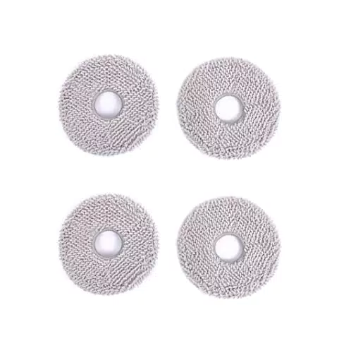 ECOVACS Panni di lavaggio per robot aspirapolvere X2 OMNI/X1 OMNI/X1e OMNI/X1 TURBO/T10 TURBO/ T20 OMNI
