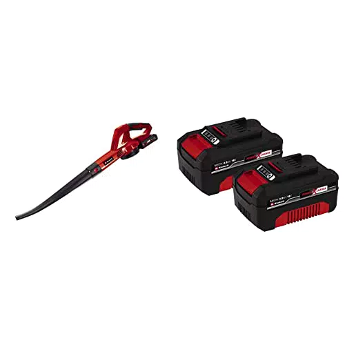 Einhell GE-CL 18 Li E Kit Soffiatore a batteria Power X-Change & Originale 2x18V 4