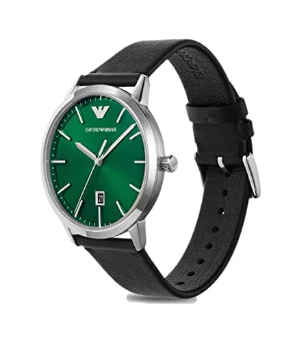Emporio Armani Orologio Analogueico Quarzo Uomo con Cinturino in Pelle AR11509