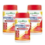 Equilibra Integratori Alimentari, Vitamina C 500 mg, 3 confezioni