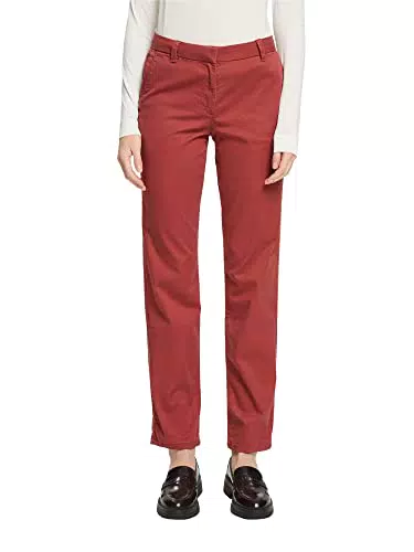 ESPRIT 992ee1b341, Pantaloni Chino Donna, 805/Terracotta