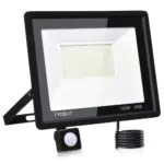 Faretto a LED con Sensore di Movimento, 100W 10000LM Fari LED da Esterno