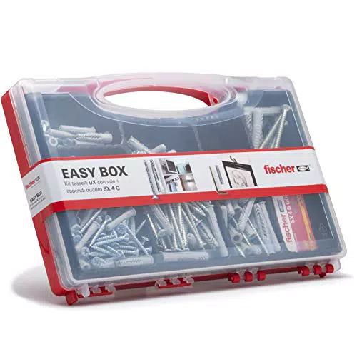 Fischer Easybox Valigetta Tasselli UX con vite Assortiti