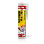 Fischer Silicone Sigillante Sanitari SNS Bianco, Neutro