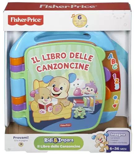 Fisher-Price- Il Libro delle Canzoncine Ridi e Impara
