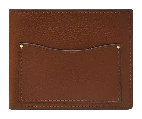 Fossil Anderson, Bifold Uomo, Marrone, 11.4 1.3 W x 8.9 cm H
