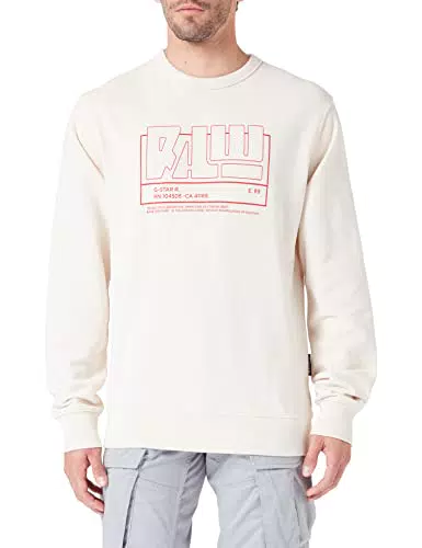 G-STAR RAW Men's RAW. Sweater, Beige, M
