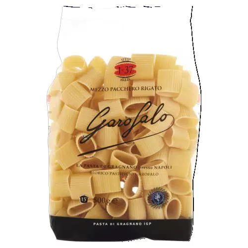Garofalo Pasta Mezzo Pacchero Rigato, 500g