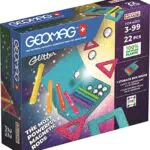 Geomag, Glitter Recycled, Costuzioni Magnetiche Effetto Glitter, 22 pezzi