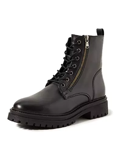 Geox D Iridea F, Stivaletti Donna, Nero