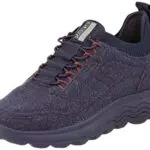 Geox D Spherica A, Sneakers Donna, Blu