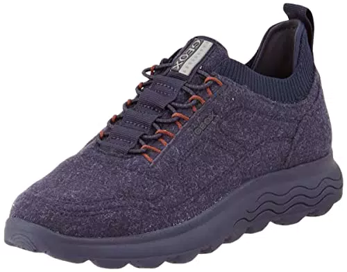 Geox D Spherica A, Sneakers Donna, Blu