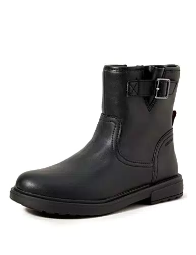 Geox J Eclair Girl B, Stivaletti Bambine e ragazze, Nero