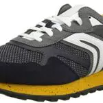 Geox U Ponente-a, Sneakers Uomo, Blu Giallo Navy Ochre