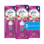 Glade Sense & Spray Profumatore per Ambienti con Oli Essenziali, Fragranza Relaxing Zen, 3 pezzi