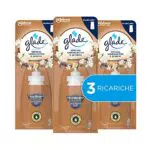 Glade Sense & Spray Profumatore per Ambienti con Oli Essenziali, Fragranza Sensual Sandalwood e Jasmine, 3 pezzi
