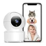 GT HITGX telecamera wifi interno 2K HD baby monitor videocamera sorveglianza visione notturna audio bidirezionale sensore movimento allarme casa videosorveglianza telecamera per cani/gatti