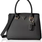 GUESS Noelle Girlfriend Satchel, Borsa Donna, Black