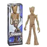 Hasbro Marvel Avengers Titan Hero Series, action figure di Groot da 30 cm ispirata al film Avengers: Endgame