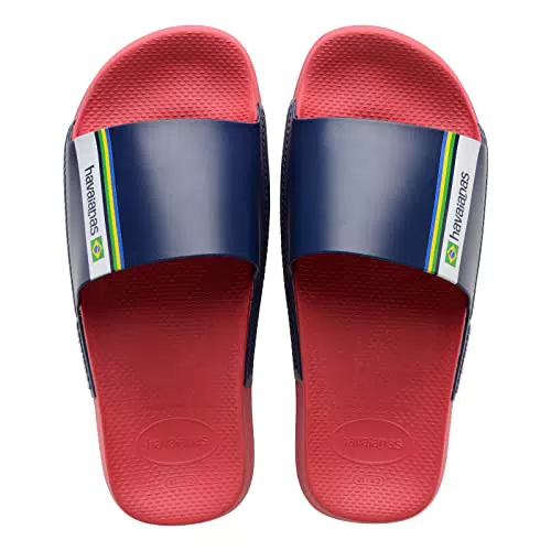 Havaianas Sandali slip-on unisex brasiliani rossi, taglia rossa