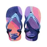 Havaianas Unisex Baby Palette Glow Flip-Flop, Blu marino.