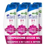 Head & Shoulders Antiforfora Shampoo e Balsamo 2in1 Lisci e Setosi
