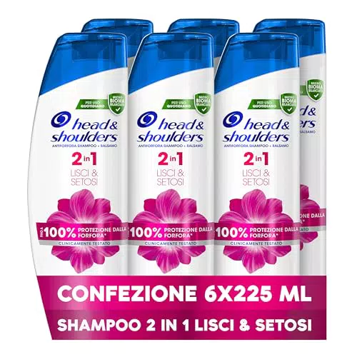 Head & Shoulders Antiforfora Shampoo e Balsamo 2in1 Lisci e Setosi