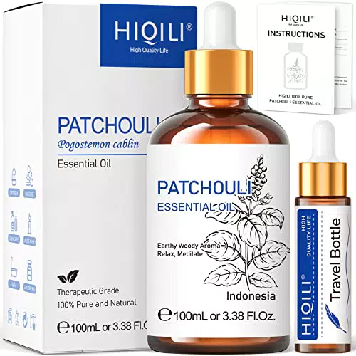 HIQILI Olio Essenziale Patchouli 100ML - 100% Naturale