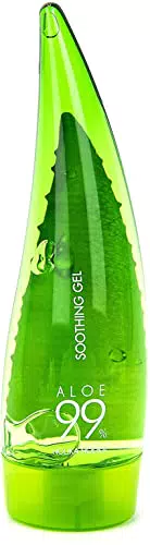 HOLIKA HOLIKA. Gel Calmante de Aloe Vera 99%. Aloe 99% Soothing Gel. Gel De Baño. Calmante e Hidratante con Aloe Vera Puro. Cuidado de la Piel. No Daña. Todo Tipo de Pieles. 55 ml
