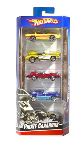Hot Wheels Confezione da 5 Veicoli, Macchinine Hot Wheels in Scala 1:64 con Dettagli Autentici