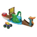 Hot Wheels - Monster Trucks Palude del Coccodrillo Playset