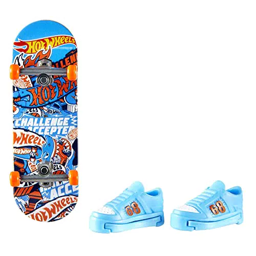 Hot Wheels Skate - Tony Hawk fingerboard e scarpe da skate removibili