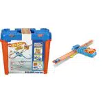 Hot Wheels Track Builder Il Set Delle Acrobazie Deluxe + Track Builder Booster Pack