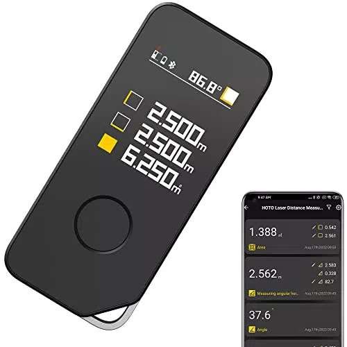 HOTO Telemetro Pro con Bluetooth, Misurazione in Tempo Reale