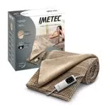 Imetec CaldoPlaid Elegance, Plaid Riscaldabile, Morbida Coperta Elettrica
