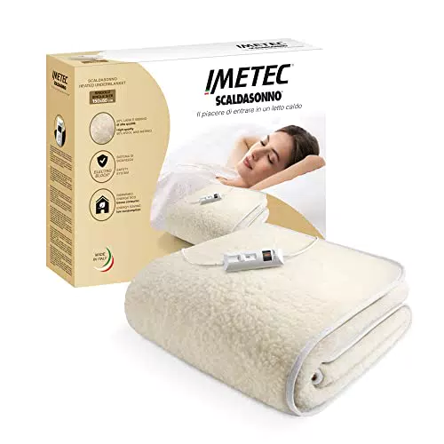 Imetec Scaldasonno Singolo 150x80 cm, Basso Consumo