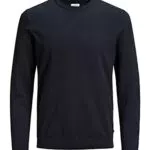 JACK & JONES Jjebasic Knit Crew Neck Noos Felpa, Blu