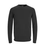 JACK & JONES Jjebasic Knit Crew Neck Noos Felpa, Grigio