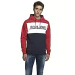 JACK & JONES S JJELOGO Blocking Sweat Hood STS Felpa con Cappuccio