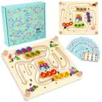 Japace Giochi Bambini 3 Anni, Giochi Montessori Puzzle di Legno Giochi di Logica Giocattoli Educativi Regalo per Bambina Bambini 3 4 5 6 Anni