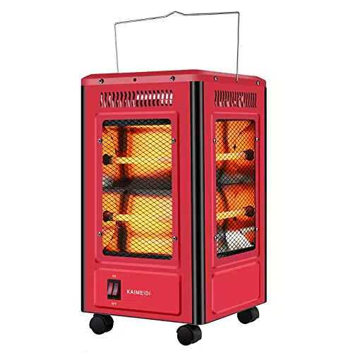 KAIMEIDI 2000W Termoventilatore, Riscaldamento a 360 gradi