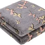 Kanguru Plaid Glow Farfalle, coperta in soffice pile