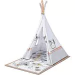 kk Kinderkraft Tapetto Gioco 3in1 TIPPY, Tenda Tepee