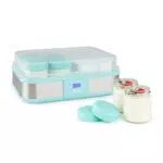 Klarstein Gaia Yogurtiera con Vasetti, Macchina per Yogurt - blu pastello